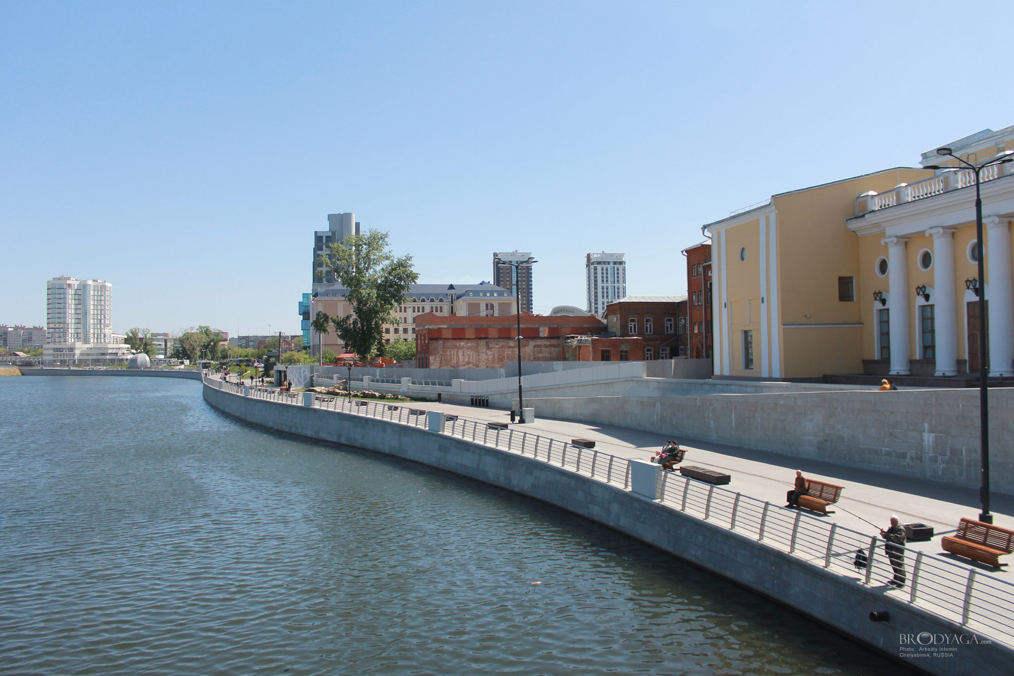 Набережная реки Миасс, Челябинск (Chelyabinsk)